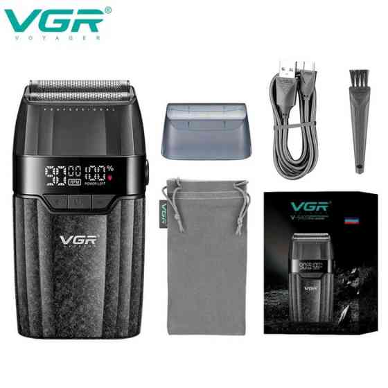 Електробритва VGR V-640S подвійна сітка 9000 RPM QX-34 Львів