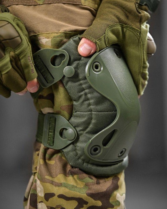 Наколенники тактические + налокотник олива  ВТ7986 Одесса - изображение 8