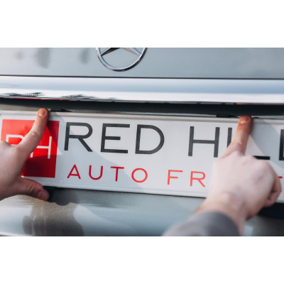 Рамка номерного знака RedHill невидимки чорні к-т 4шт (24-053-IS) Вінниця - фото 6