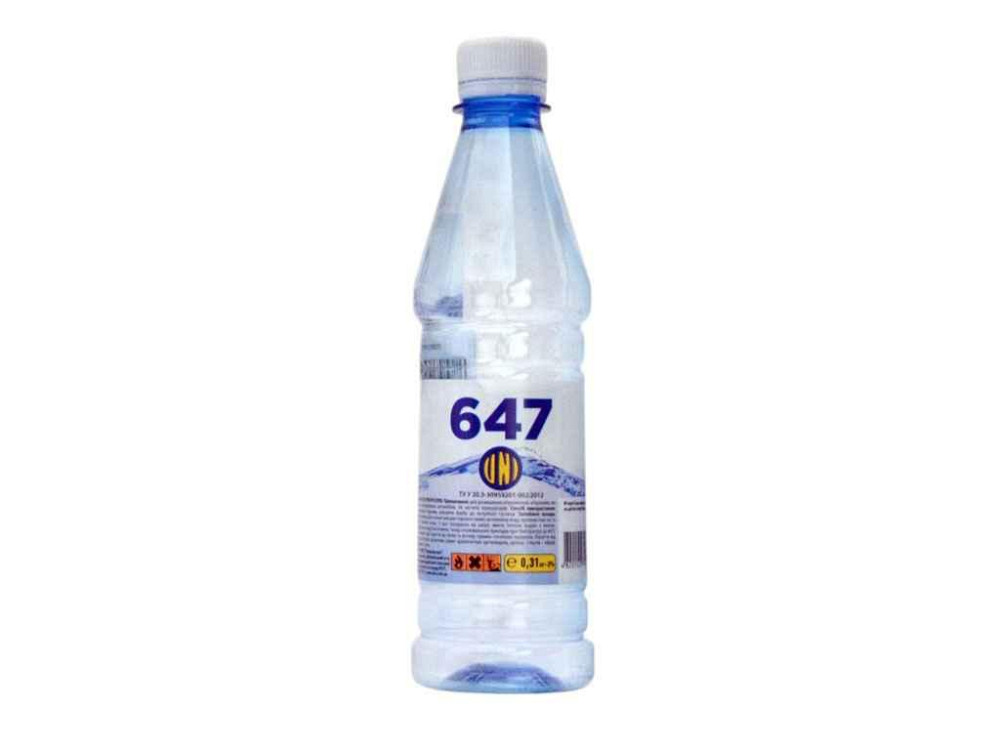 Розчинник 647 0,5л 0,31кг б/п ТМ UNI Київ - фото 1