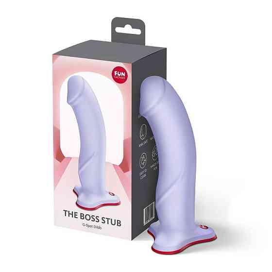 Фаллоимитатор Fun Factory THE BOSS STUB Purple, реалистичная текстура, длина 17,9 см, диаметр 4,1 см Sex Aura Киев