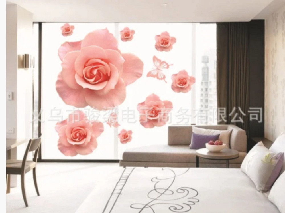 Наклейка інтер'єрна настінна Троянди Київ - фото 9