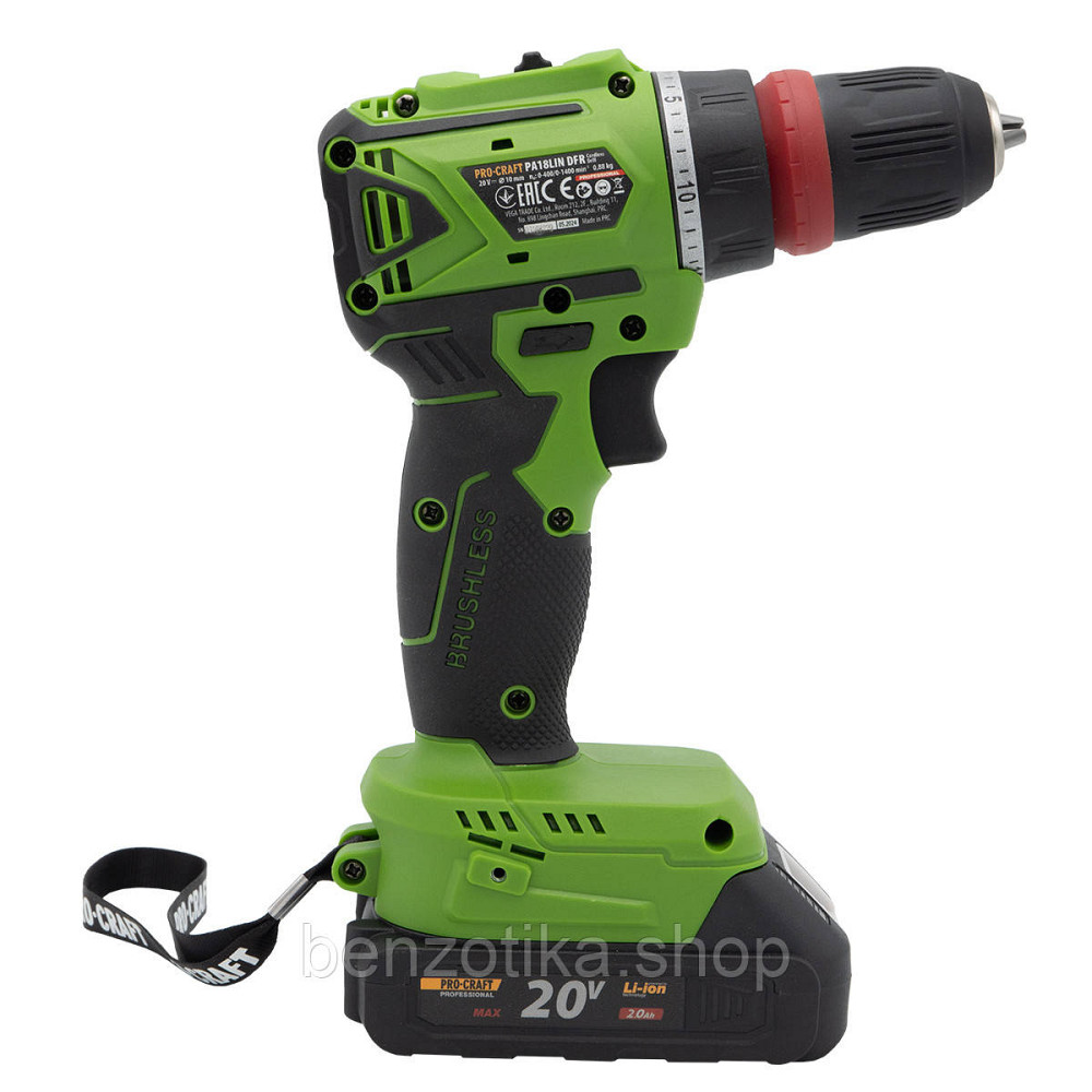 Шуруповерт Procraft PA18LiN DFR (з 1 акб та зп) Киев - изображение 5