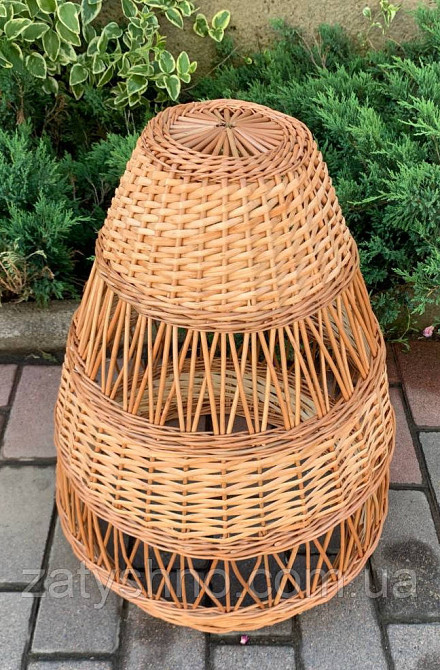 Плетеные бра, люстра из лозы Киев - изображение 4