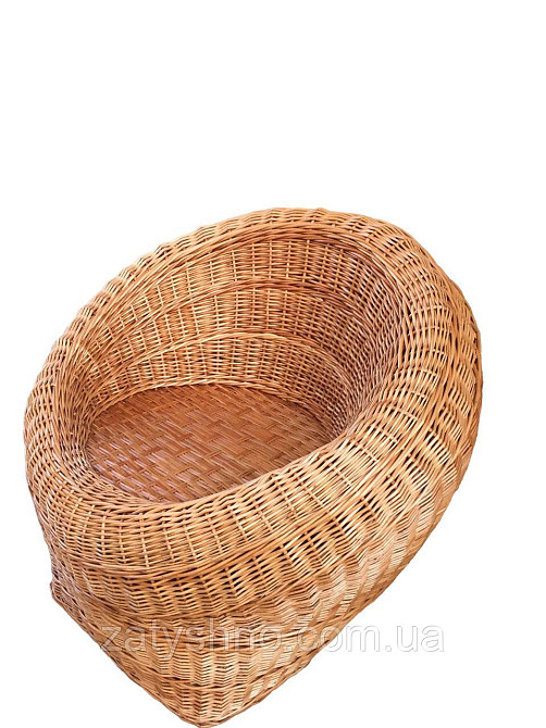 Большое плетеное кресло из лозы Киев - изображение 6