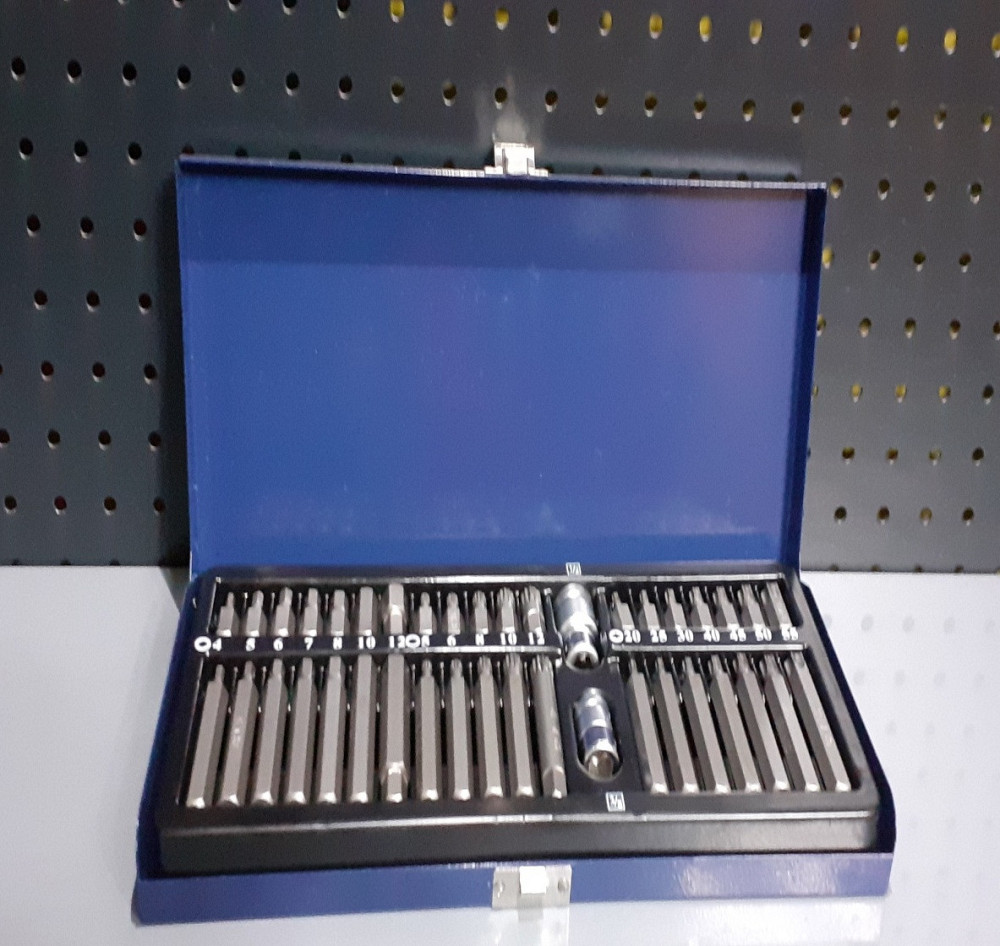 Професійний набір ударних бітів 10м TORX (Торкс) HEX (SPLINE (Сплайн) 40ед. СТАНДАРТ SDBS0040 Чернігів - фото 1