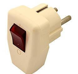 Вилка з вимикачем YW-7352 Харків - фото 2