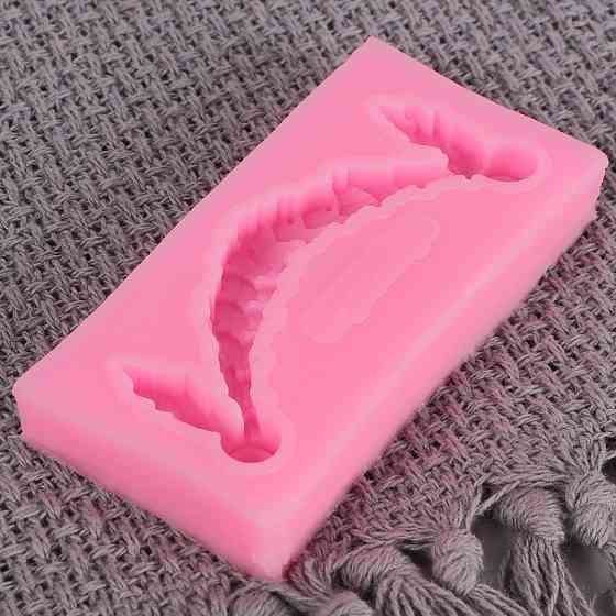 Молд силиконовый Занавеска 73 на 35 мм розовый Киев