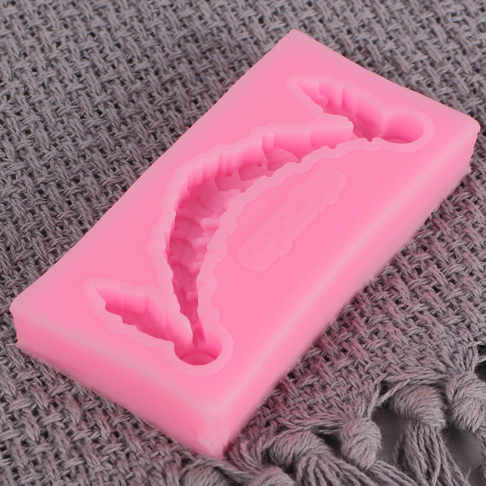 Молд силиконовый Занавеска 73 на 35 мм розовый Киев - изображение 5