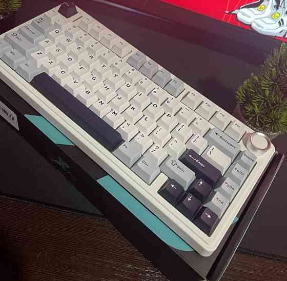 Ігрова Бездротова Клавіатура AULA F75 White - Blue Київ