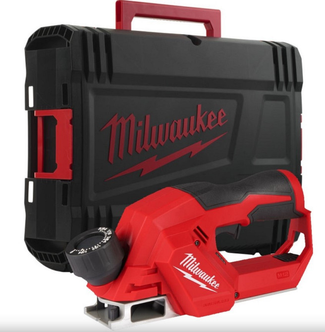 Аккумуляторный рубанок MILWAUKEE M12 BLP-0X 4933492850 (HDкейс) Одесса - изображение 1