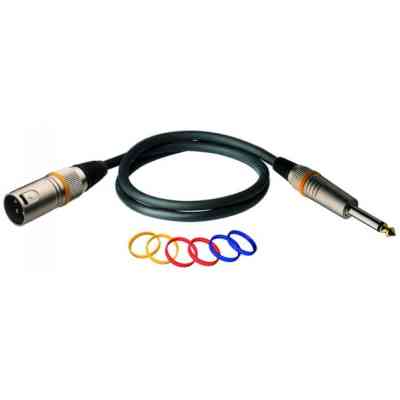 Мікрофонний кабель RockCable Microphone Cable - XLR (m) / TS Jack 1m (RCL 30381 D6 M) Вінниця