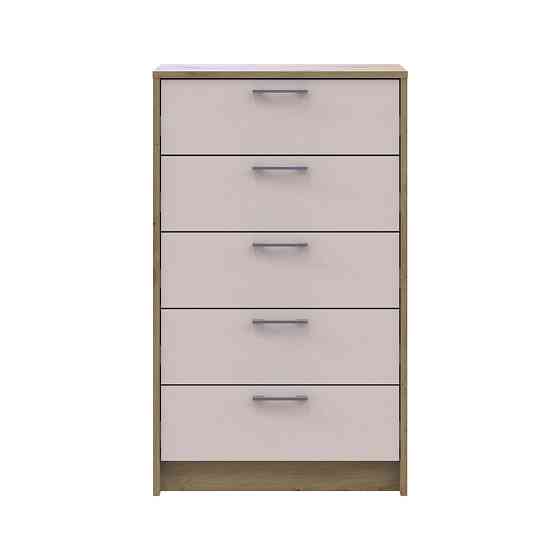 Комод Doros Ронді Дуб Артизан/Кашемір 5 ящиків 60х40х100 DRS-011784 (41516189) Львів