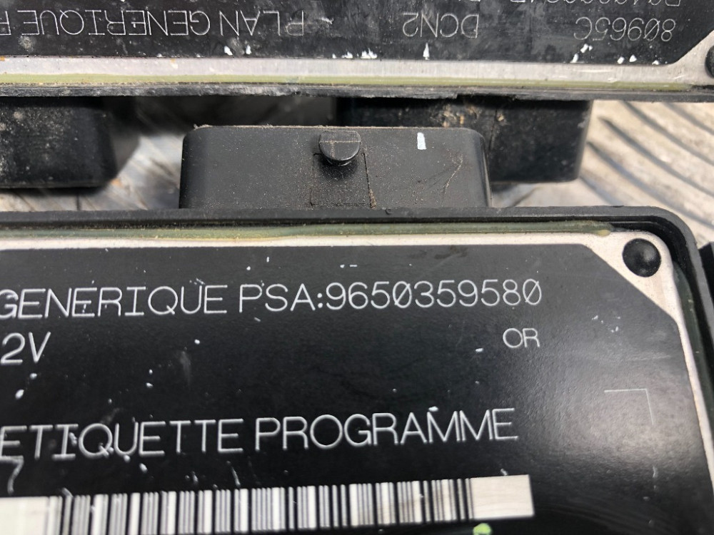 Блок керування двигуном Citroen Berlingo 1.9 D 2003-2007 (9650359580) Ковель - изображение 2