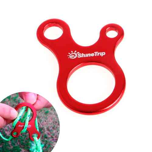 Карабін безкутовий для мотузки паракорда, розтяжки намету, вісімка Вінниця