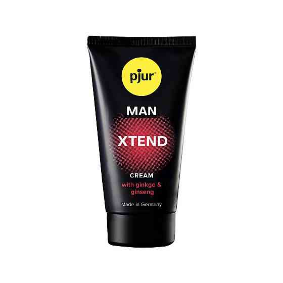 Крем для пеніса стимулювальний pjur MAN Xtend Cream 50 ml, з екстрактом гінкго та женьшеню Sex Aura Київ
