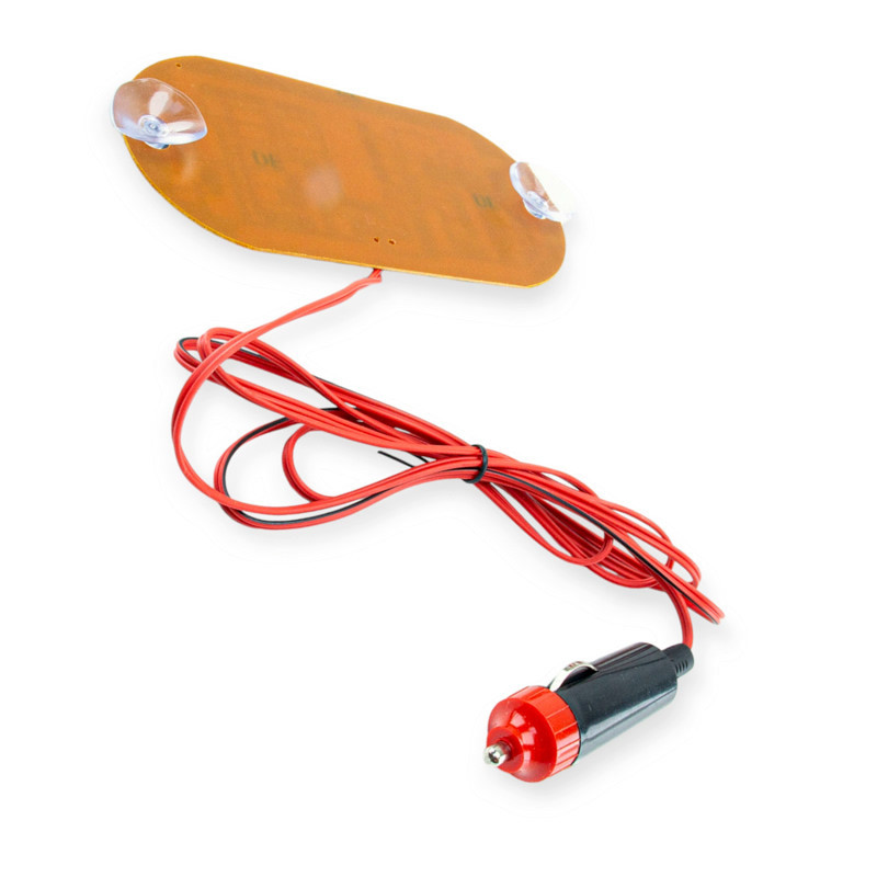 Табличка диодная синяя штекер в прикуриватель ТАКСИ Мукачево - изображение 1