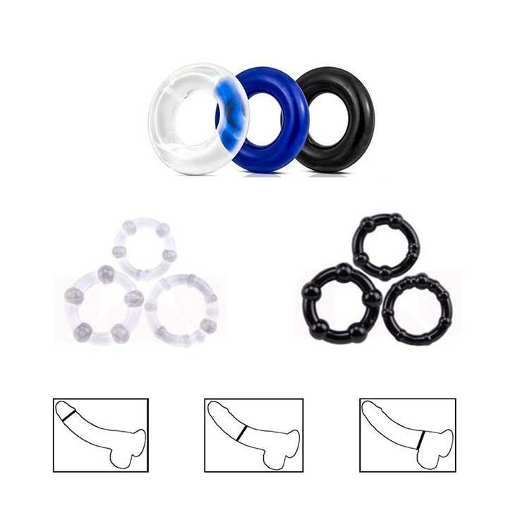 Набір рекційних кілець (3 шт.) прозорий Вінниця - фото 3