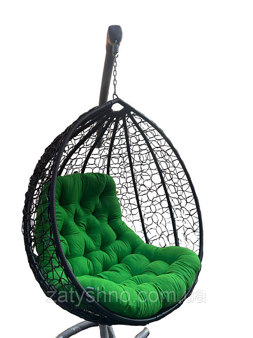Садове крісло підвісне Кокон з подушкою Київ - фото 4