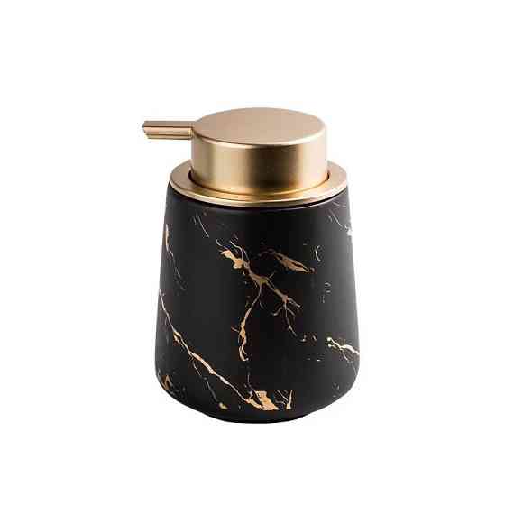 Керамічний набір аксесуарів в ванну кімнату із 4 предметів Bathlux, Чорний Кам'янець-Подільський