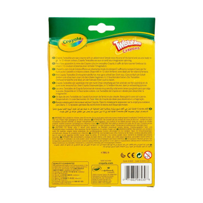 Олівці кольорові Crayola Твіст воскові, що викручуються, 12 шт (256319.024) Вінниця - фото 6