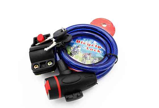 Велосипедный замок с держателем 852-90 /Толщина 9мм/ Длинна 900мм Днепр