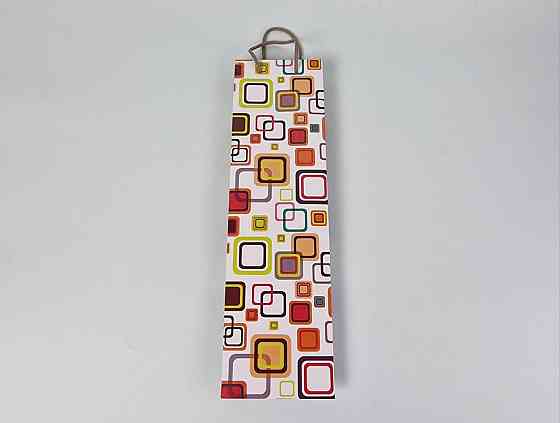 Подарочные бумажные пакеты под бутылку 12/9/36(артBUT-05) (12 шт) Харьков