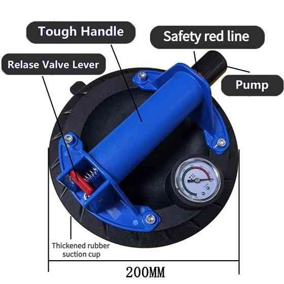 Присоски для плитки, вакуумная присоска для плитки, присоска для укладки плитки (123600102) Киев