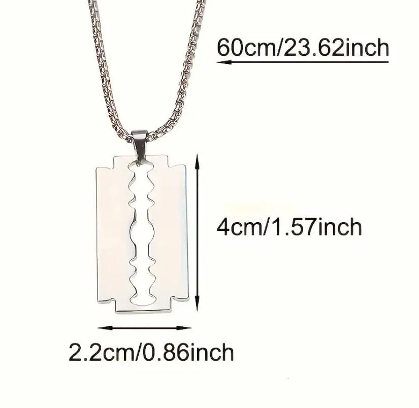 Підвіска-лезо з нержавіючої сталі на ланцюжку Київ - фото 4