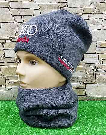 Комплект шапка+бафф Audi Originals Fleece Киев