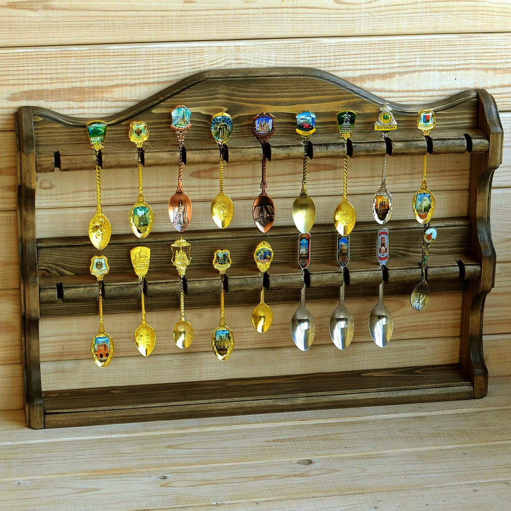 Полка для коллекции ложек 