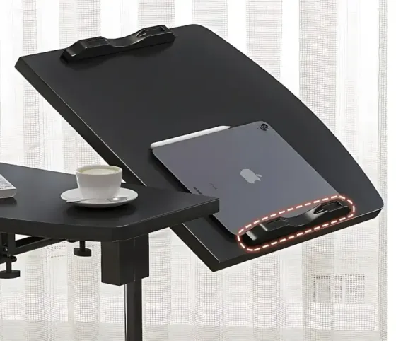 Стол для ноутбука на колесиках с регулировкой высоты 60*40*59-89см Чёрный Коломия