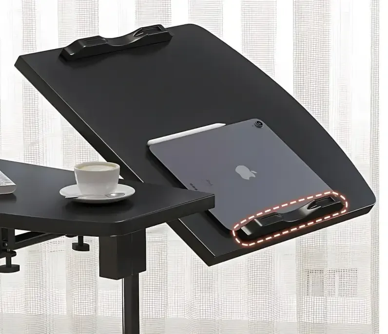 Стол для ноутбука на колесиках с регулировкой высоты 60*40*59-89см Чёрный Коломия - фото 2