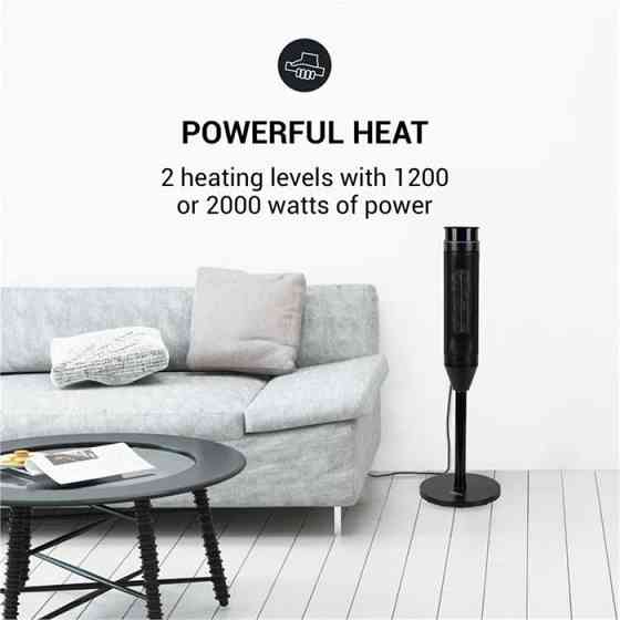 Електричний баштовий нагрівач OneConcept потужністю 2000 Вт Німеччина Рівне