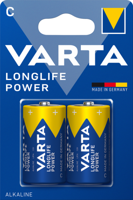 Батарейка мініпальчик VARTA LONGLIFE POWER C 1.5V блістер 2 шт Рівне - фото 1
