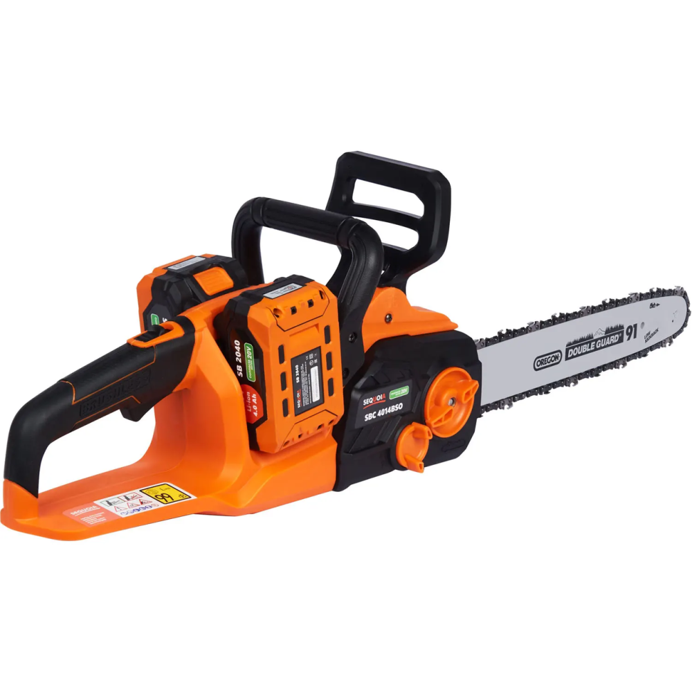 Пила ланцюгова акумуляторна SEQUOIA SBC4014BSO-E2W 35см з АКБ і ЗП в компл. Коломия - фото 2