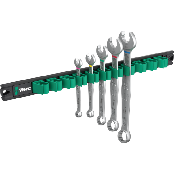 Набор ключей комбинированных Wera 8-19мм 5шт, на магнитном держателе, 9641 Magnetic rail 6003 Joker 2 Одесса