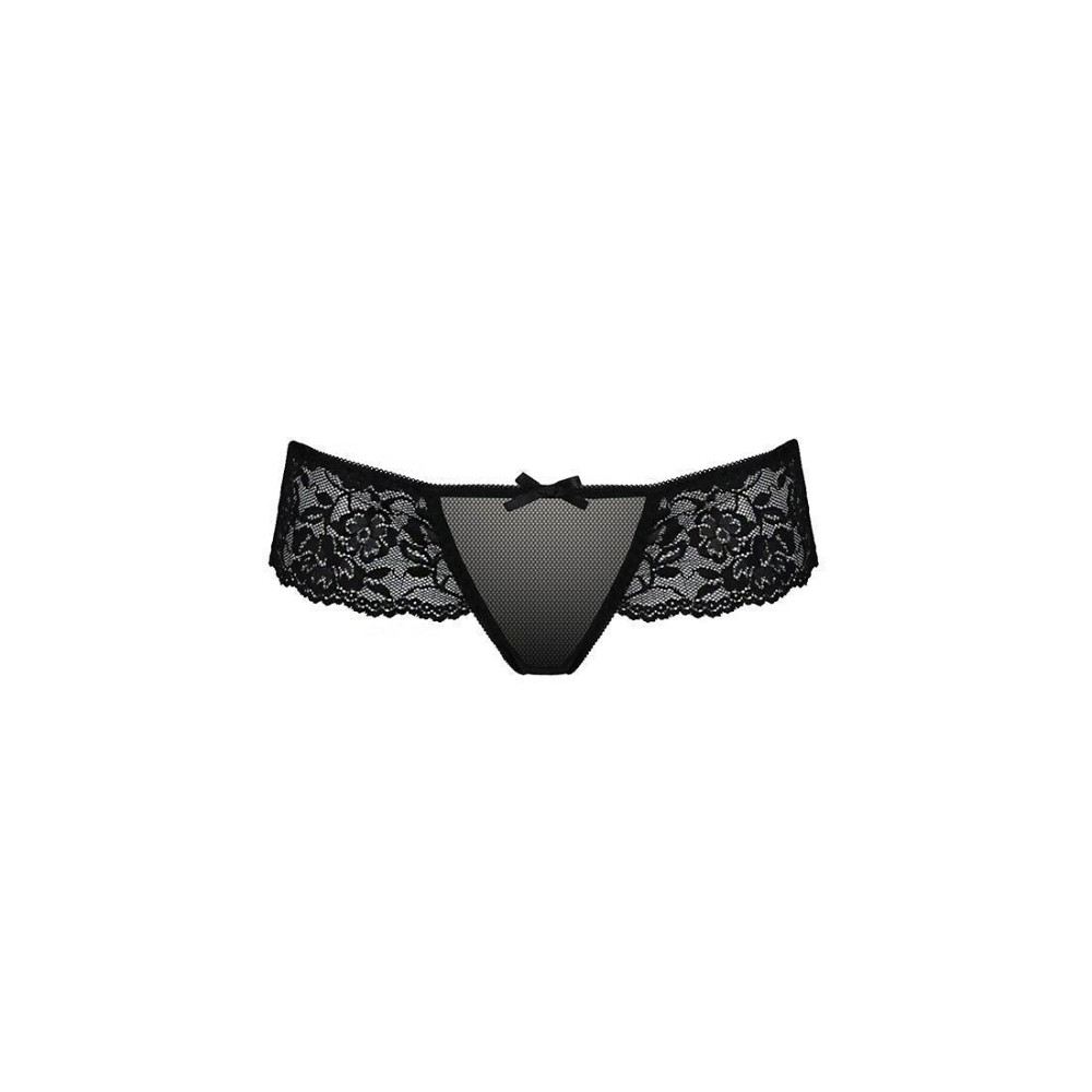Трусики Passion Exclusive ABLA THONG XXL/XXXL, black Sex Aura Київ - фото 5