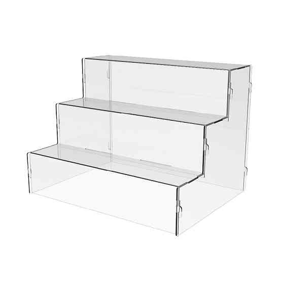 Товарна горка EKOSTAR на 3 сходи з акрилу 200x150x150 Київ