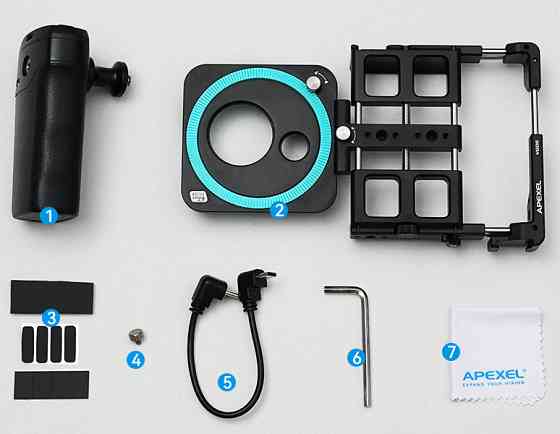 Клетка телефона для объектива фильтра повербанк Apexel APL-VG05CH Киев