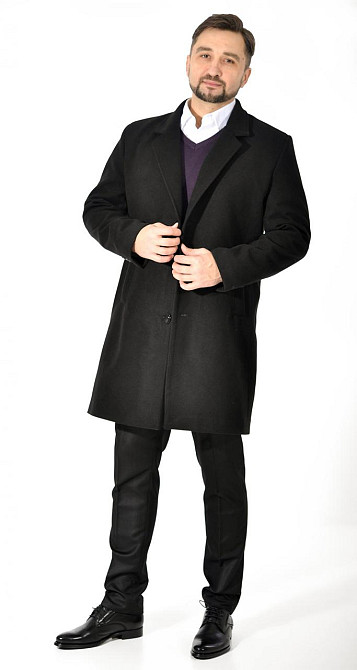 Класичне чоловіче кашемірове пальто Київ - фото 3