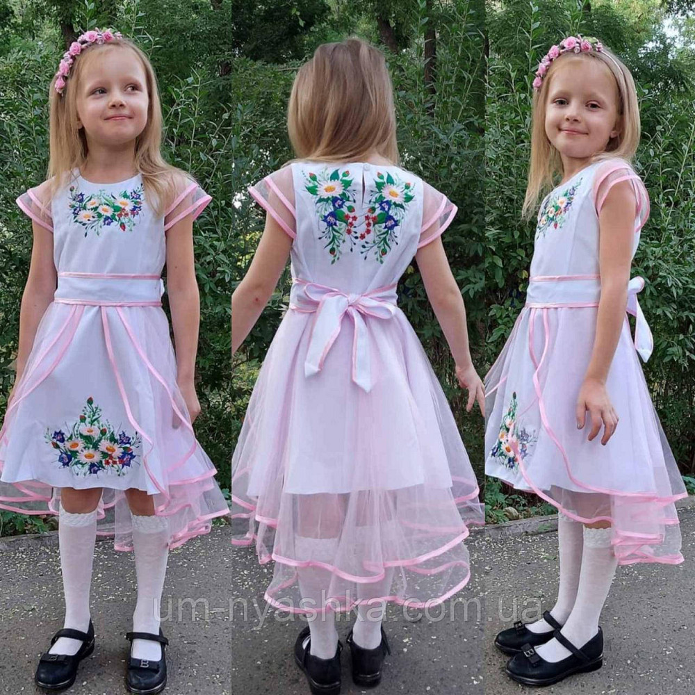 Дитяче вишите плаття вишиванка "Лея" 134-140 Кривий Ріг - фото 4