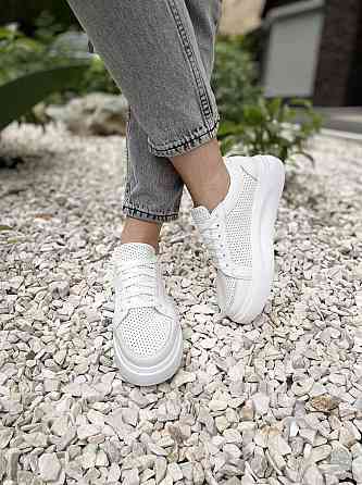 G.S.V. Кеди жіночі G.S.V. L8 білі (весна-осінь, шкіра натуральна) (4475) Коломыя