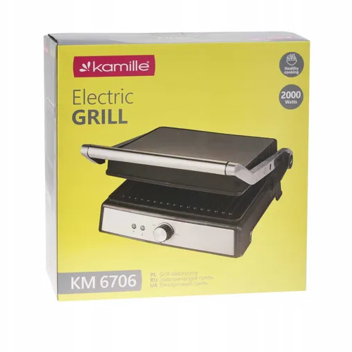 Електричний гриль 2000W 6706 KAMILLE Житомир - изображение 4