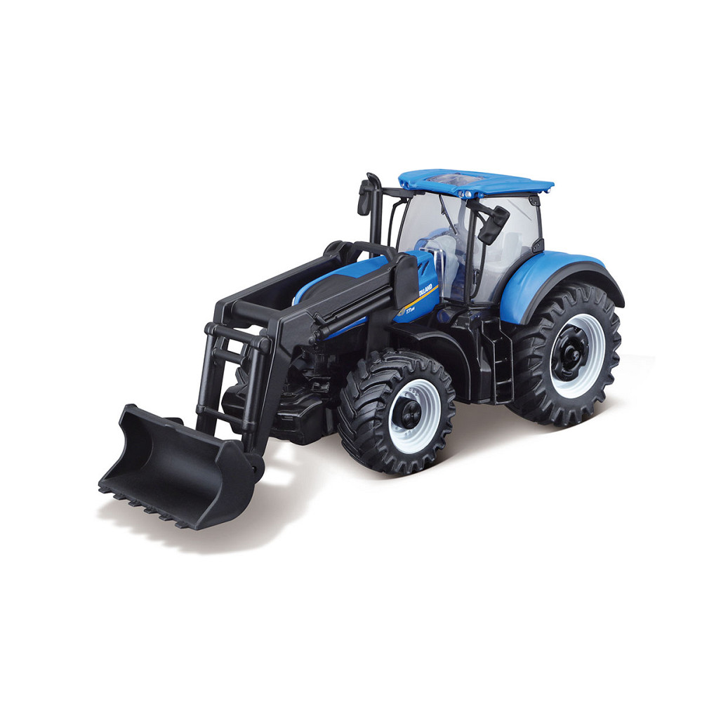 Автомодель серії Farm - Трактор NEW HOLLAND T7.315 з фронтальним навантажувачем (синій, 1:32) Дніпро - фото 1