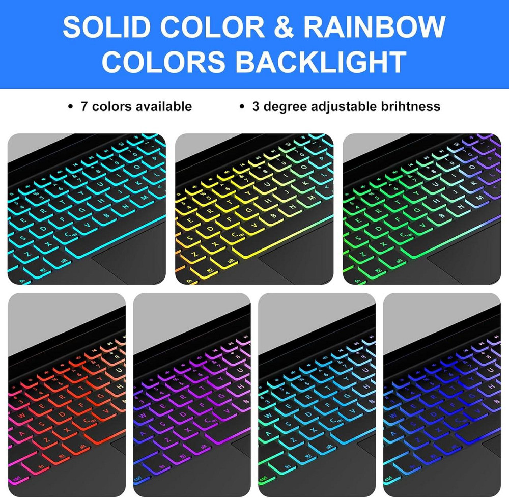 Magic Keyboard Case для Samsung Galaxy Tab S9 FE S9+ S8+ S7 FE S7+ 12.4