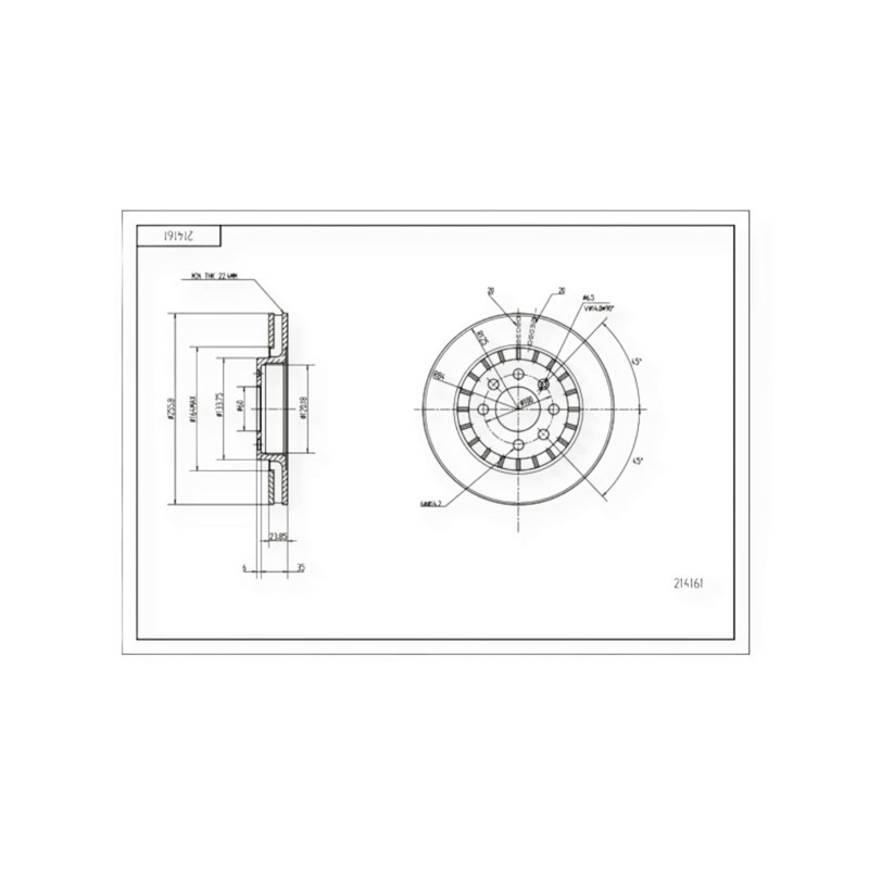 Диск Lanos передний (R14) тормозной Мукачево - изображение 1