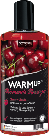 Съедобное разогревающее масажное масло Joy Division WARMup Cherry, 150 мл Sex Aura Киев