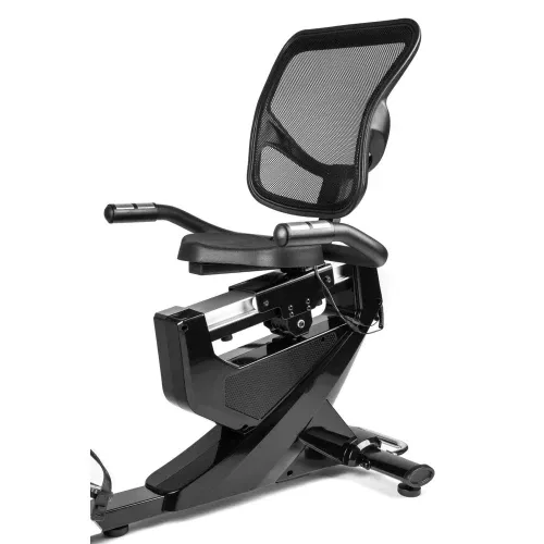 Горизонтальный велотренажер электромагнитный + мат Hop-Sport  070L Helix черно-красный Киев - изображение 5