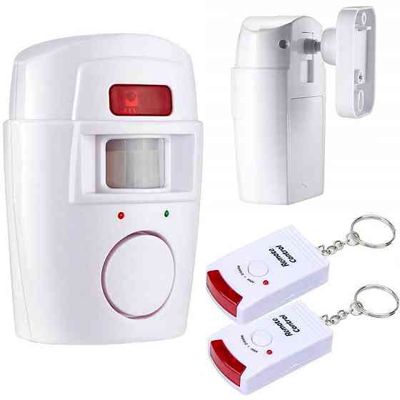 Сенсорна сигналізація з датчиком руху + 2 пульта, Sensor Alarm 105 / Автономна звукова сигналізація для дому Київ